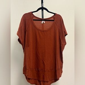 Mudd waffle knit top